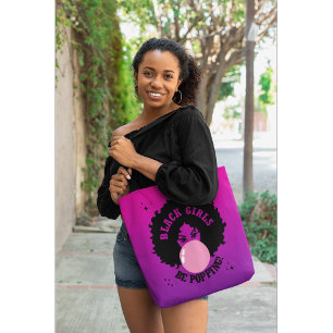 Bolso De Tela Los Chicas negros son muy banales