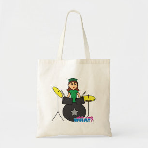 Bolso De Tela ¿Los chicas no pueden QUÉ? Diseño personalizado Co