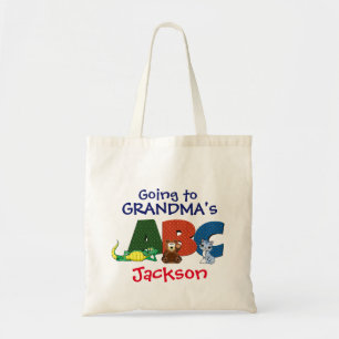Bolso De Tela Los chicos van a la maleta de la abuela de la noch