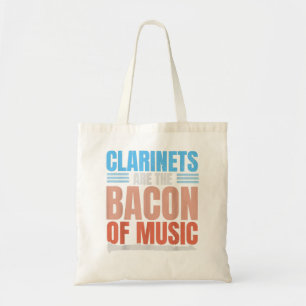 Bolso De Tela Los Clarinets Son El Bacon De La Música Clarinetis