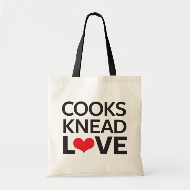 Bolso De Tela Los cocineros amasan amor (Frente)