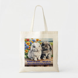 Bolso De Tela Los Conejos Hablan Conejito De Lop Earl