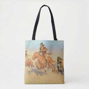 Bolso De Tela Los Corredores de Búfalo, Big Horn Basin de Reming
