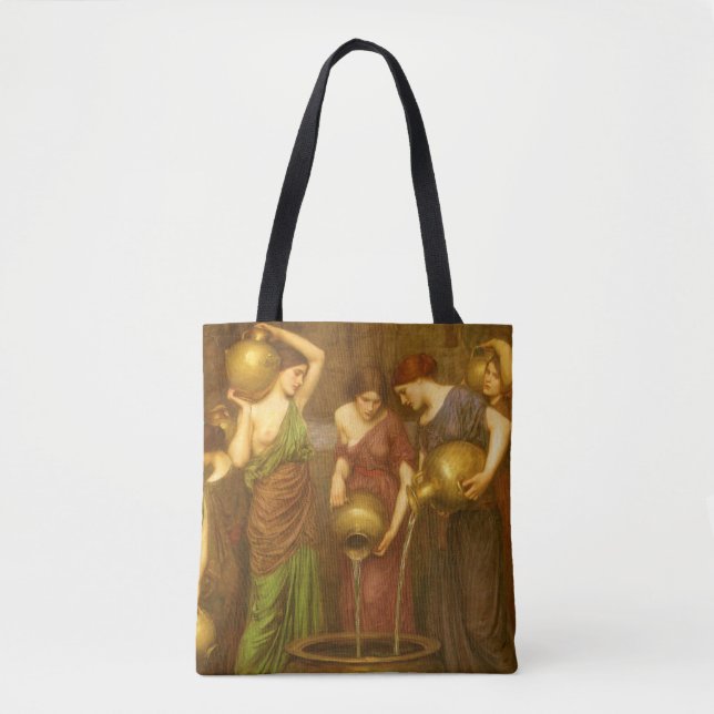 Bolso De Tela Los Danaides de John William Waterhouse (Anverso)