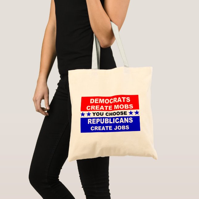 Bolso De Tela Los demócratas crean multitudes (Anverso (producto))