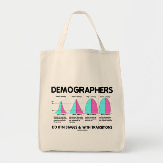 Bolso De Tela Los demógrafos lo hacen en etapas y con