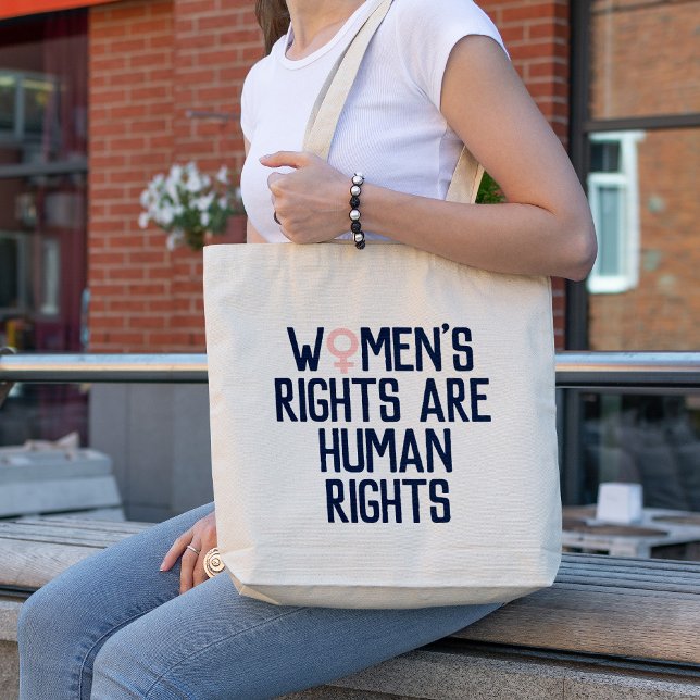 Bolso De Tela "Los derechos de la mujer son derechos humanos" fe (Subido por el creador)