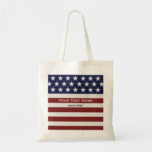 Bolso De Tela Los E.E.U.U. bandera americana personalizado