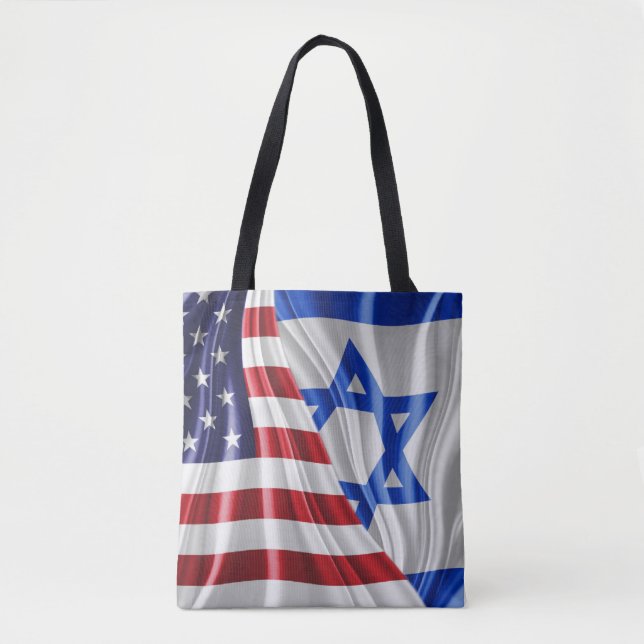 Bolso De Tela Los E.E.U.U. e ISREAL (Anverso)