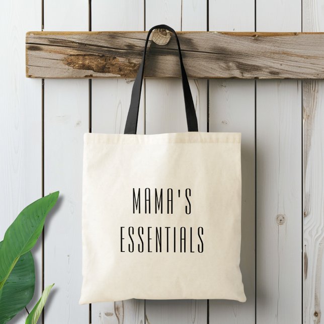 Bolso De Tela Los elementos esenciales de mamá (Subido por el creador)