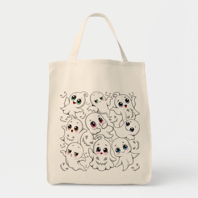 Bolso De Tela Los fantasmas del bebé espantaron el humor de Hall (Frente)