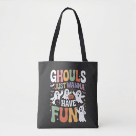 Bolso De Tela Los fantasmas solo quieren divertirse Retro Fantas