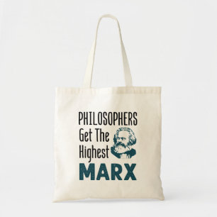 Bolso De Tela Los filósofos reciben la filosofía marx más alta y