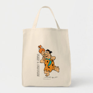 Bolso De Tela Los Flintstones el   Fred y Flintstone de los