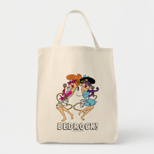 Bolso De Tela Los Flintstones el Wilma y estrellas del rock de