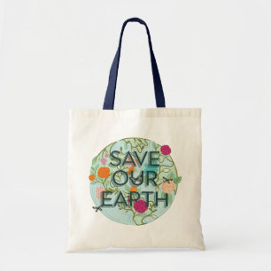 Bolso De Tela Los florines protegen y salvan nuestra bella tierr