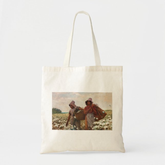 Bolso De Tela Los ganaderos de algodón (1876) de Winslow Homer (Frente)