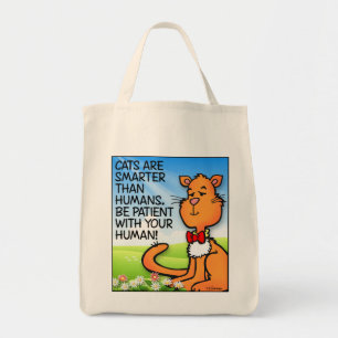 Bolso De Tela Los Gatos Son Más Inteligentes