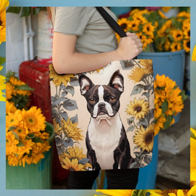 Bolso De Tela Los girasoles amarillos del territorio de Boston (Subido por el creador)