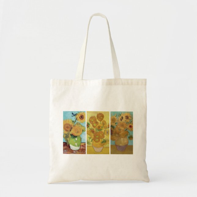 Bolso De Tela Los girasoles de Van Gogh (Frente)
