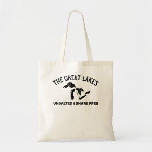 Bolso De Tela Los Grandes Lagos sin sal y libre de tiburones Mic