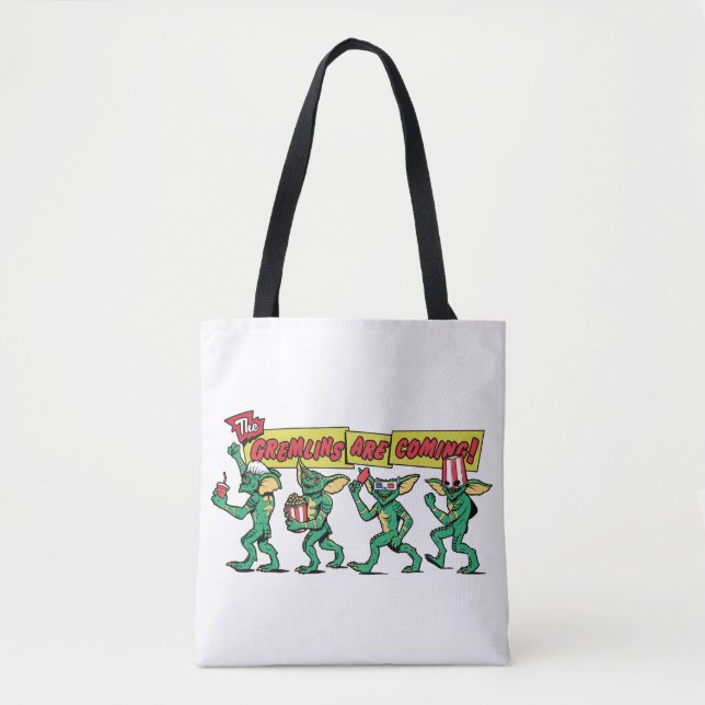 Bolso De Tela Los Gremlins™ Están Llegando (Anverso)