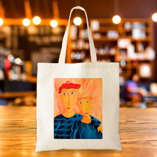 Bolso De Tela Los hermanos pintan el arte contemporáneo en la bo
