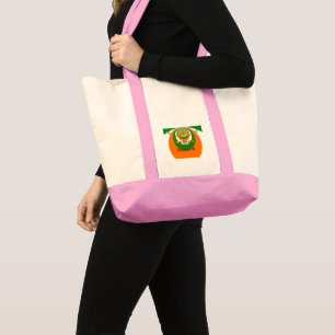 Bolso De Tela Los hermosos colores de la bandera nacional de Ind