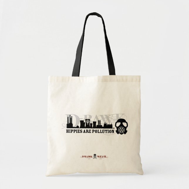 Bolso De Tela Los HIPPIES SON tote respetuoso del medio ambiente (Frente)
