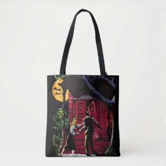 Bolso De Tela Los Historietas De La Casa Vintage Desconocidos