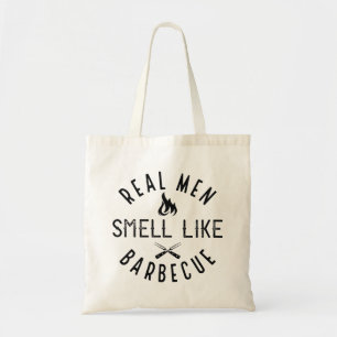 Bolso De Tela Los Hombres De Verdad Huelen Como La Barbacoa