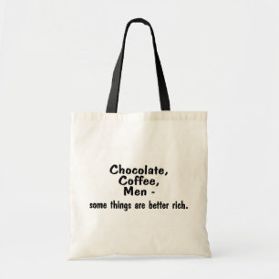 Bolso De Tela Los hombres del café del chocolate algunas cosas
