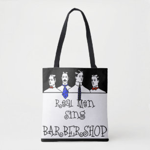 Bolso De Tela Los hombres reales cantan la barbería