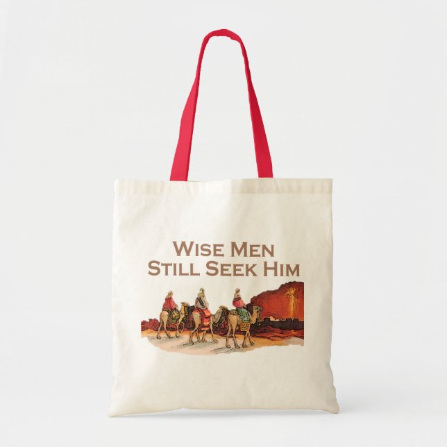 Bolso De Tela Los hombres sabios todavía lo buscan, navidad (Frente)