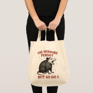 Bolso De Tela Los Horrores Persisten, Pero Yo También