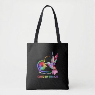 Bolso De Tela Los Hummingbirds coloridos Qué succiona el cáncer