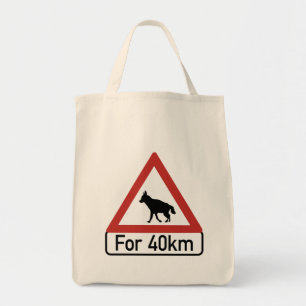 Bolso De Tela Los Hyenas 2 de la precaución, trafican la señal
