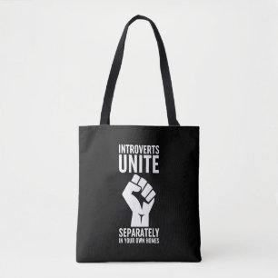 Bolso De Tela Los introvertidos se unen por separado en sus prop