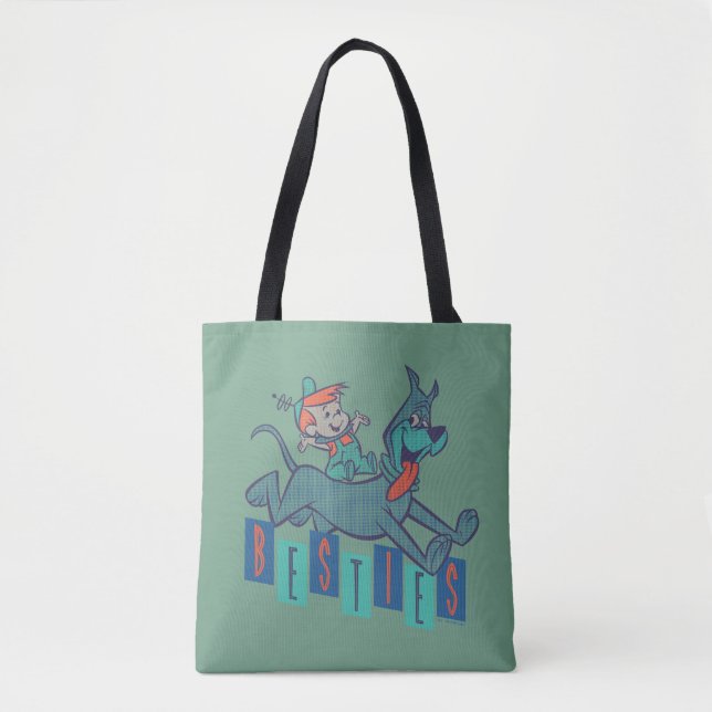Bolso De Tela Los Jetsons | Elroy & Astro Besties (Anverso)
