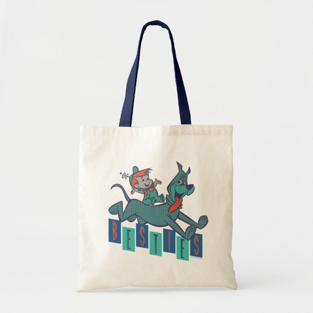 Bolso De Tela Los Jetsons | Elroy & Astro Besties (Frente)