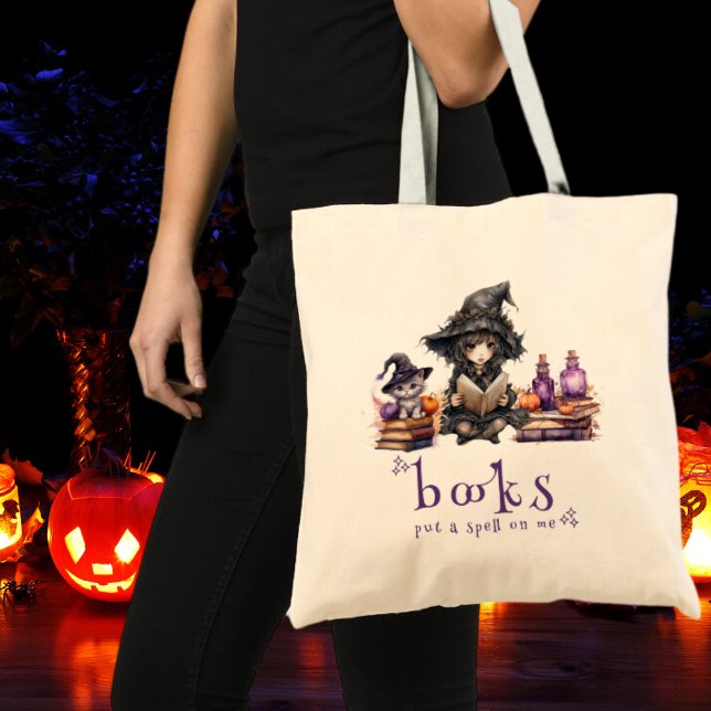 Bolso De Tela Los libros me ponen un hechizo (Subido por el creador)