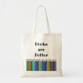 Bolso De Tela Los libros son mejores