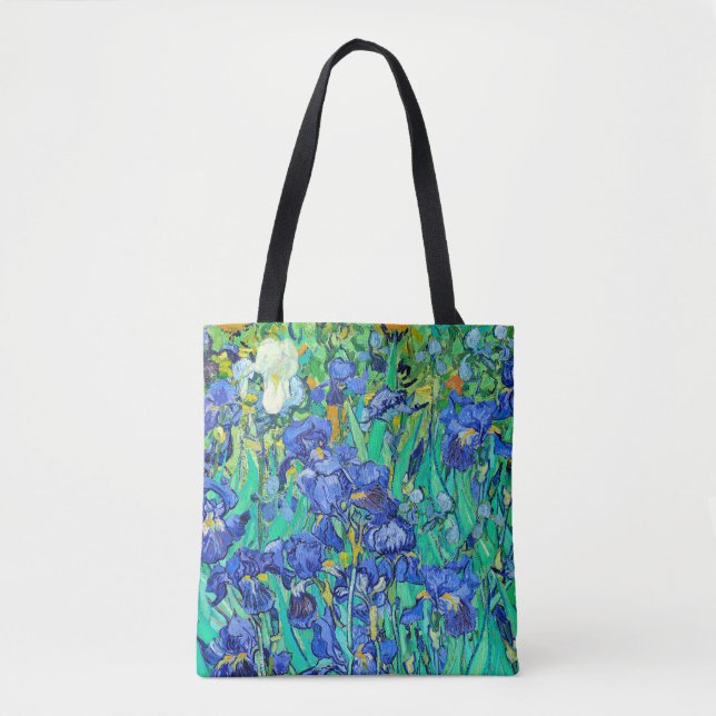 Bolso De Tela Los lirios de Van Gogh  (Anverso)