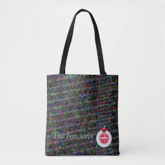Bolso De Tela Los maestros sirven alimento para el pensamiento.