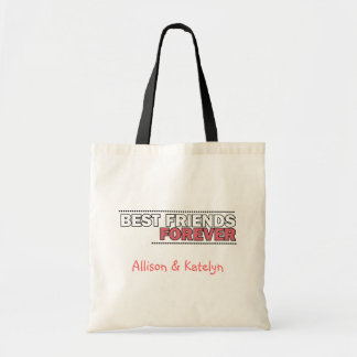 Bolso De Tela Los mejores amigos personalizaron para siempre