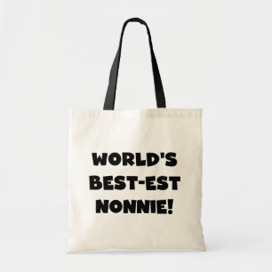 Bolso De Tela Los mejores regalos nonnie del mundo del texto neg
