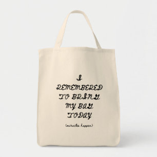 Bolso De Tela Los milagros ocurren
