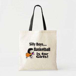Bolso De Tela Los muchachos tontos, baloncesto están para los