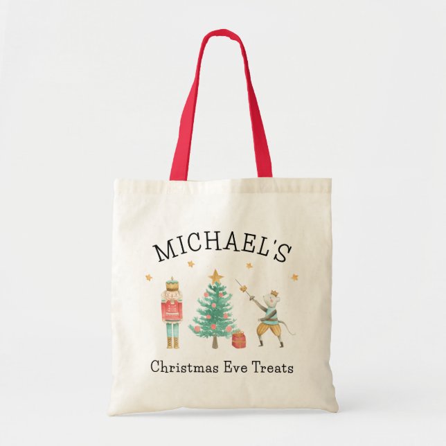 Bolso De Tela Los Navidades de desnucracker personalizados de un (Frente)