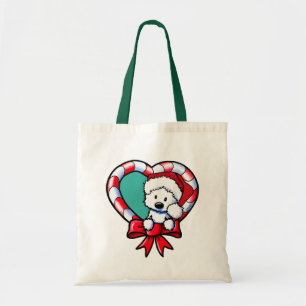 Bolso De Tela Los Navidades kiniArt Westie aman